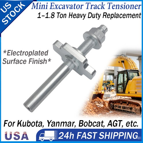 Mini excavator track tensioner - track,