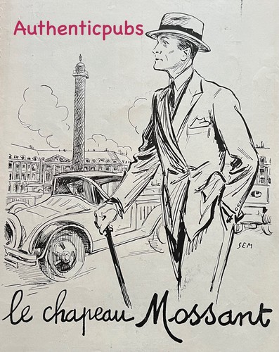 Publicite chapeau mossant - publicite,