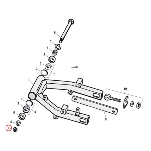 écrou boulon pivot - pivot, de