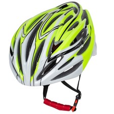 Casque Vélo Route Fluo Blanche Course Montagne MTB Cyclisme Réglable
