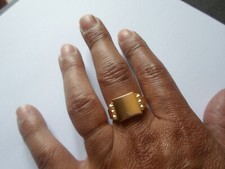 bague en plaqué or Oria