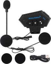 BT12Intercom Moto Kit Main Libre Moto Bluetooth Headset,Casque Bluetooth de Moto