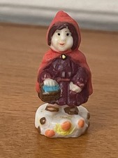 Magnifique Fève Mat Chaperon Rouge ❤️ Galette des rois French charm !