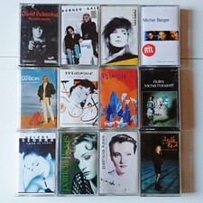 Lot De 12 K7 Cassette, Pop Chanson Francaise, Berger/Polnareff/Gall/Balavoine +
