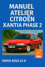 Manuel Atelier Citroen Xantia Phase 2 97-01 RTA Français Revue Technique CD PDF