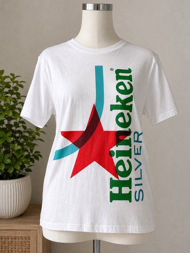 Heineken silver logo graphic - silver,