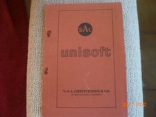 ANCIENNE  NOTICE  UTILISATION  ENTRETIEN  MACHINE  A  TRAIRE  FN    01/68