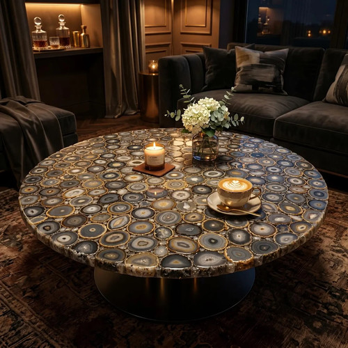 Gray agate coffee - gray,