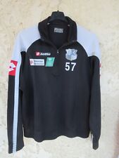 Maillot Sweat training ASC AMIENS football porté n°57 Lotto vintage shirt L