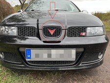 Grille centrale avant Cupra Seat Leon, Toledo 1M avec logo imprimé en nid d'a...