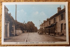 Vendeuvre sur Barse - Rue du Pont Saint Jean - Café, Automobile
