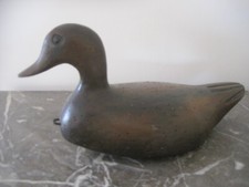 Très ancien canard en bois (appelant de chasse ou blette), réelle antiquité.
