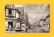 MERLIMONT (62) Commerce "AU DE D'ARGENT" animé & PEUGEOT 403 au BUREAU DE POSTE