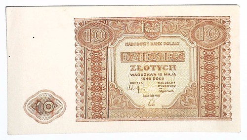 Pologne zloty 1946 unc - 10,
