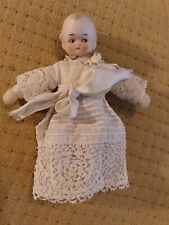 Ancienne poupée Mignonnette Bébé Allemand Biscuit Corps Tissus Style Kewpie 14 