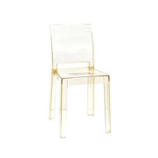 Chaise en polycarbonate or