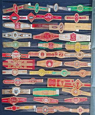 lot bagues de cigares ancien