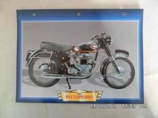 CARTE FICHE MOTO BSA A 10