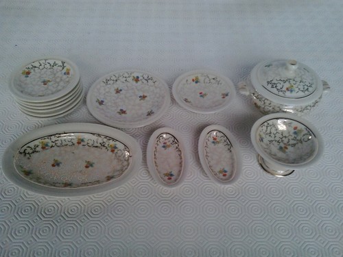 Dînette vintage porcelaine - vintage, en