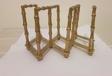 Ancien porte-vaisselle en laiton pliable – Italie 1900-1949 – Art déco cuisine v