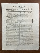 Rare Journal Révolution