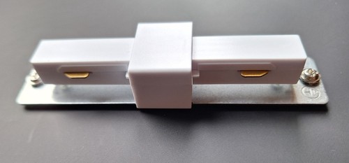 Connecteur droit blanc spot - droit, (spot