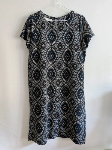 Robe noire multicolore - noire, et