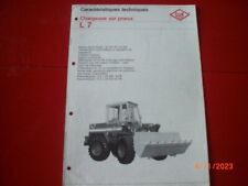 BROCHURE   PUBLICITAIRE   CHARGEUSE SUR PNEUS  O&K  L7