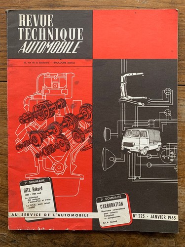 Revue technique janvier 1965 - revue,