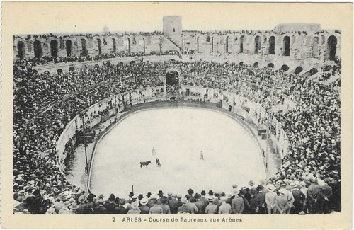 Cpa rhone arles - b.du,