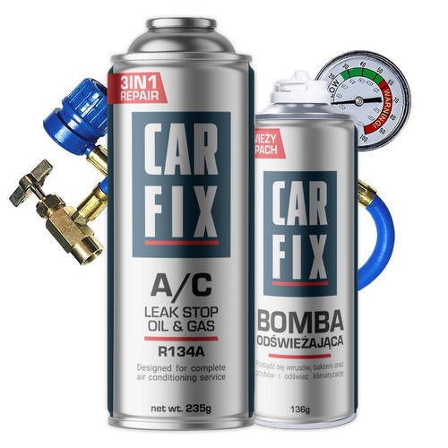 Carfix kit clim r134a 1 - kit, 3-en-1