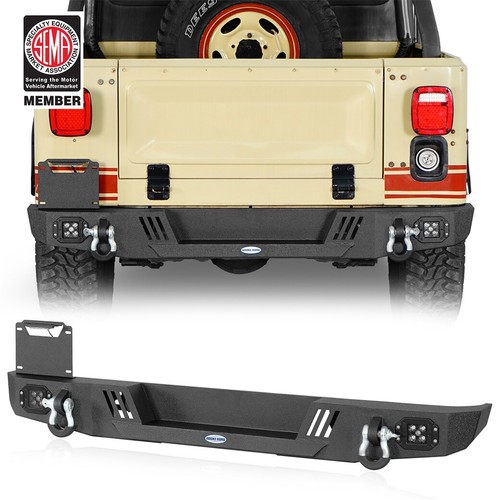 Steel rear step bumper guard - bumper,