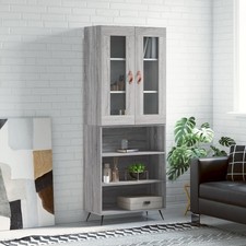 Buffet Haut Armoire Rangement Salle de Séjour Maison Bois d'Ingénierie vidaXL