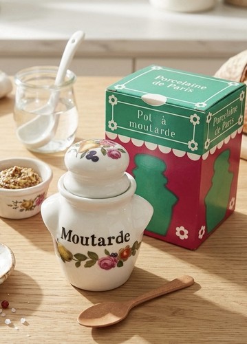 Pot moutarde porcelaine de - pot,