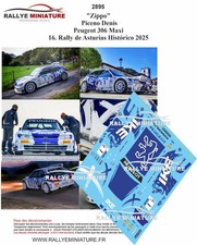 DECALS 1/18 REF 2895 Peugeot