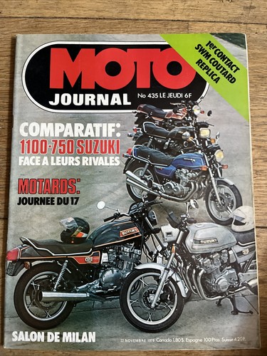 Moto journal 435 suzuki gs - 435,