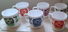 Lot  LOTUS MOBIL 6 MUG TASSE COLORIS DIFFÉRENTS