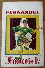 FRANCOIS 1ER fernandel affiche