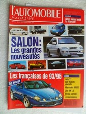L'AUTOMOBILE MAGAZINE N°555 09/1992 MERCEDES 600 SL CLIO 1.2 RN MAZDA MS8 CARINA
