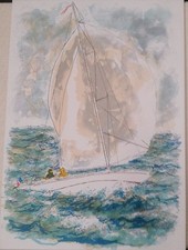 Affiche Peintre Urbain Huchet