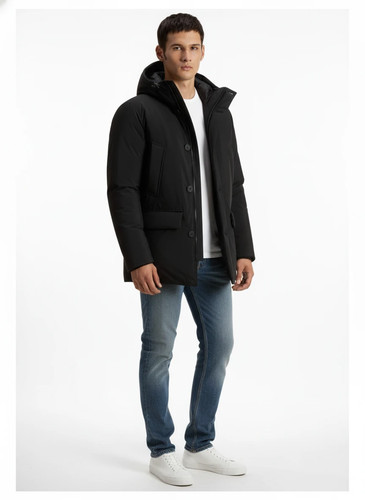 Woolrich homme parka nero - homme,