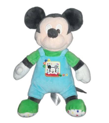 Peluche doudou mickey bleu - doudou,