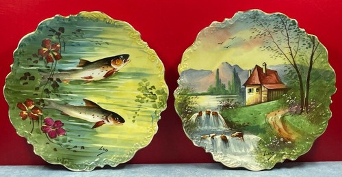 Assiette decorative ancienne - assiette,