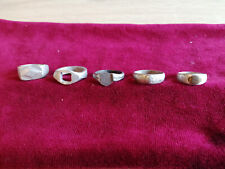 lot de 5 bagues de poilus (ecusson )