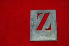 POCHOIR lettre métal Z /