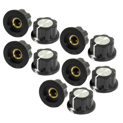 10pcs noir 19mm - 10pcs, couvercle