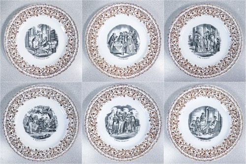 Set assiettes société - set, 6
