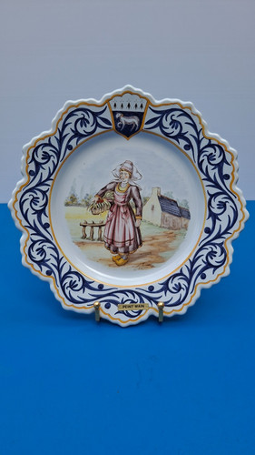 Assiette henriot quimper - hb,