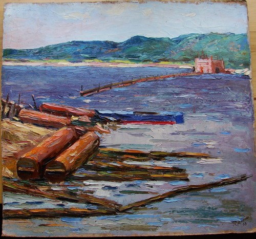 Ukrainian soviet oil - ukrainian, painting