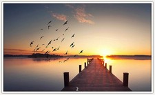 Chauffage infrarouge Könighaus 800W image HD - 200+ motifs + thermostat...